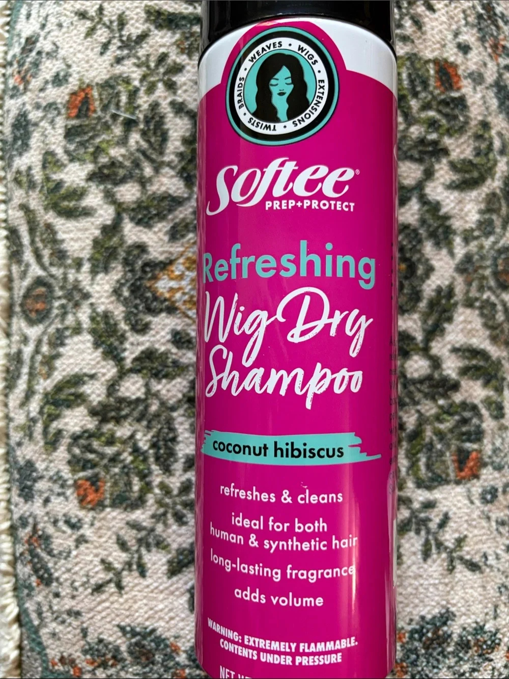 Softee Prep+Protect Refreshing Wig Dry Shampoo – (Coconut Hibiscus)